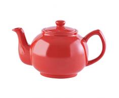 Price & Kensington - Teekanne mit Deckel - klassische englische Teekanne - Coral Rot - 6 Tassen