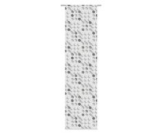 Home Fashion SCHIEBEVORHANG DEKOSTOFF Digitaldruck 3D Punkte, Stoff, grau, 245 x 60 cm