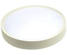 Trio Leuchten LED Deckenleuchte 659011801 Clarimo, Kunststoff weiß, Schirm Acryl weiß, 18 Watt LED