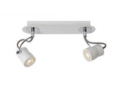 Lucide SAMBA - Deckenstrahler - LED Dim. - GU10 - 2x5W 3000K - Weiß