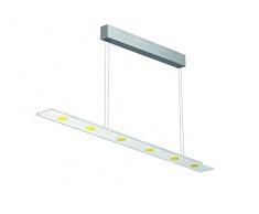 Evotec SUN LED Pendelleuchte / 2700K / 6x6,4W / 3600 Lumen, Aluminium/Glas, 38.4 W, Transparent, Small