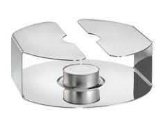 Küchenprofi Ceylon Stövchen, Edelstahl, Silber, 14 x 14 x 4.5 cm, 6-Einheiten