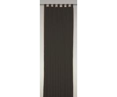 Wirth AustralienSch999-2 Vorhang Australien Schlaufenschal, 175 x 135 cm, Einzelgardine, schwarz