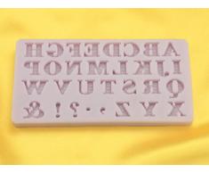 Teigschaber 13680Â flexique Floral Buchstaben Silikonform fÃ¼r 12Â x 17Â x 2Â cm violett