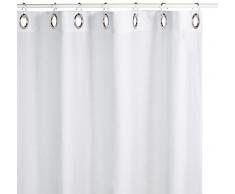 Sealskin Textil Duschvorhang Coloris, Farbe: Weiß, B x H: 180 x 200 cm