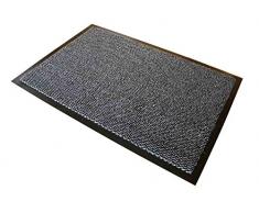 Doortex Schmutzfangmatte FuÃmatte advantagemat, 60 x 90 cm, Schwarz und weiÃ, für den Innenbereich