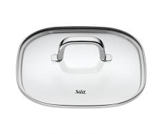 Silit Glasdeckel Quadro Ø 22cm Metallgriff spülmaschinengeeignet