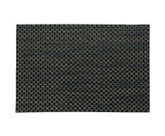 kela Tisch-Set Plato 45x30cm aus PVC/Polyester in Hellbraun/schwarz, 45 x 30 x 1 cm