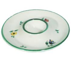 Gmundner Keramik Manufaktur 0321BEGL12 streublumen Eierbecher glatt, Durchmesser 12 cm