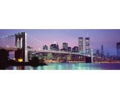 New York - Skyline - Städte City Tür-Poster Plakat Druck - Grösse 158x53 cm