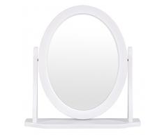 Innova Editions Innova Spiegel, oval, 46 x 49 x 12 cm, Weiß