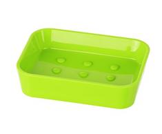 WENKO 20325100 Seifenablage Candy Green, Seifenschale, Polystyrol, 12 x 3 x 9 cm, Grün