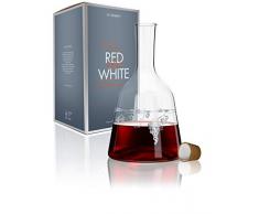 Ritzenhoff Red & White Weinkaraffe, Glas, Mehrfarbig, 15 cm