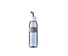 Rosti Mepal Trinkflasche Ellipse 500 ml, Plastik, Nordic Denim, 6.3 x 6.3 x 27 cm
