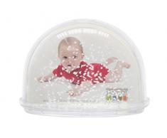 Deknudt Frames S66FA1-.0X.0 Bilderrahmen in Schneekugel, kleines Modell 22,5 x 20 x 1,25 cm, Weiß