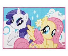 Unbekannt Fun House 712529 Mein kleines Pony Kinder Teppich rechteckig Polyester Pastell 120 x 80 x 0,5 cm