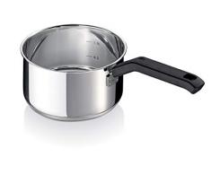 Beka Chrono Stielkasserolle, Edelstahl, Silber, 14 cm