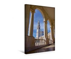Calvendo Premium Textil-Leinwand 30 cm x 45 cm hoch, Fatima | Wandbild, Bild auf Keilrahmen, Fertigbild auf echter Leinwand, Leinwanddruck: Portugal Orte Orte