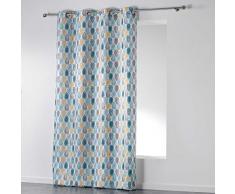 Douceur dIntérieur Vorhang mit Ösen, Polyester, Polyester, weiß, 260x140 cm