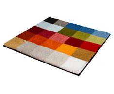Kleine Wolke 8821148135 Cubetto Badteppich Polyacryl, mehrfarbig, 60 x 60 xc3 cm