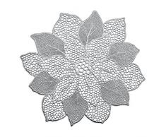 Zeller Platzset, PVC, silber, ca. 49 x 47 cm
