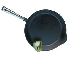Bratpfanne 26 cm. Edelstahlgriff. Auf allen Herdarten, Ofen, Grill & offenem Feuer einsetzbar