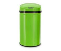 Echtwerk EW-AE-0265 Edelstahl Abfalleimer 30 L mit IR Sensor, Inox Lemon