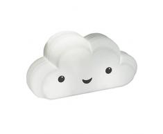 Paladone Kawaii Wolke Neuheit Licht & Lampe projiziert einen Regenbogen auf Wände & Decke, kann personalisiert werden mit Aufkleber-Dekoration, perfektes Nachtlicht für Kinder, 3,75 W, mehrfarbig