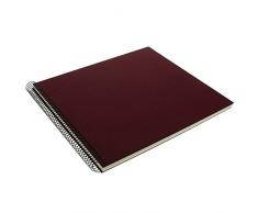 Goldbuch Spiralalbum, Bella Vista, 35 x 30 cm, 40 weiÃe Seiten, Leinen, Bordeaux, 25374