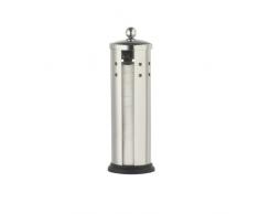 axenita Wattepadbox 24 cm, langlebiger Wattepadspender, Wattepaddose aus Edelstahl
