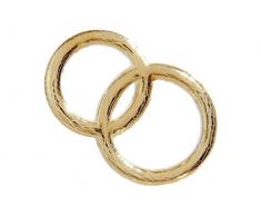 efco Hochzeit Ringe Wachs Dekoration Gold Brilliant, 30Â mm