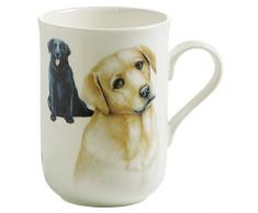Maxwell & Williams Pets Labrador Hund, Geschenkbox, Porzellan, PB0700 Becher, braun, weiß, 10.5 x 7.5 x 10.5 cm