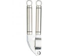 Kitchen Craft Professional Knoblauchpresse mit kurzem Stiel, ovaler Griff, Edelstahl