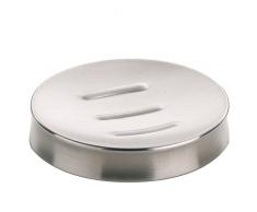 kela Seifenschale Elegance aus Edelstahl in Silber, 11 x 11 x 2 cm