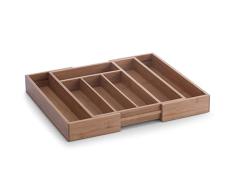 Zeller 25322 Besteckkasten, ausziehbar, Bamboo, ca. 29-40 x 33,5 x 5 cm