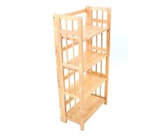 Premier Houseware Bücherregal 2400855 Natur