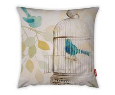 Bonamaison Dekorativ Kissenhülle, Kissenbezug, Zierkissenbezug, Wohnkultur, Für Sofa, Kaffeestube, Größe: 45X45 cm - Entworfen und hergestellt in der Türkei