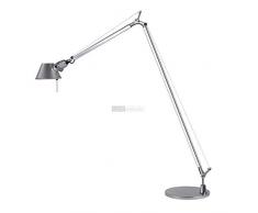 Artemide Tolomeo Reading Floor Stehlampe, Aluminium, E27, 100 x 167 x 23 cm