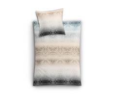 Kleine Wolke Bettwäsche, Taupe, 155 x 220 cm