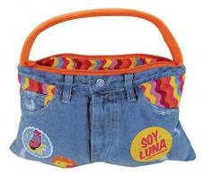 Unbekannt Fun House 712710 Soy Illustrated O Soy Luna Kissen Tasche Polyester blau 36 x 8 cm
