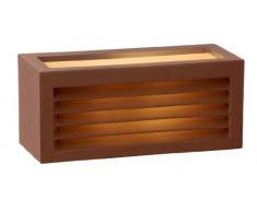 Lucide DIMO - Wandleuchte Außen - E27 - IP54 - Rostfarbe