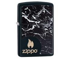 Zippo Feuerzeug, Messing, schwarz, one Size