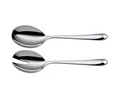 WMF Salatbesteck 2-teilig Jette Salatgabel Servierlöffel Cromargan protect Edelstahl rostfrei poliert extrem kratzbeständig