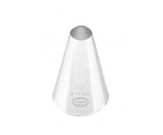 Dr. Oetker Lochtülle 11 mm, Lochtülle aus der Tüllen-Manufaktur, Backzubehör zum Dekorieren (Farbe: silber), Menge: 1 Stück