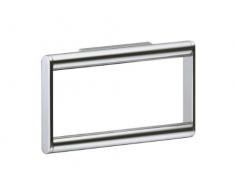 KEUCO Handtuchring aus Metall, hochglanz-verchromt, 22,6cm breit, rund, für Badezimmer und Gäste-Toilette, Wandmontage, Handtuchstange, Plan