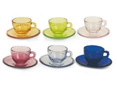 Villa d‘Este Home Tivoli 2410279 Tasse aus Glas, mehrfarbig