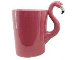 Puckator SMUG69 Tasse mit Henkel in Flamingo-Form, 8 x 12 x 11 cm