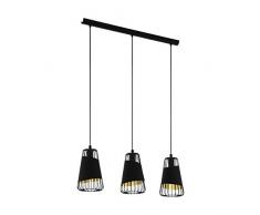 EGLO AUSTELL Hängeleuchte, Stahl, 60 W, schwarz
