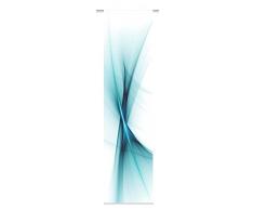 Home fashion SCHIEBEVORHANG DEKOSTOFF DIGITALDRUCKOLA, Stoff, mint, 245 x 60 cm, 1-Einheit