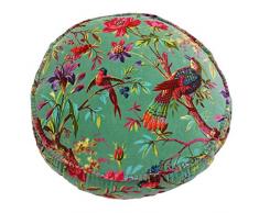 Paoletti Paradise 50X12 RD C/CASE Aqua, Baumwolle, Wasser, 50x12cm